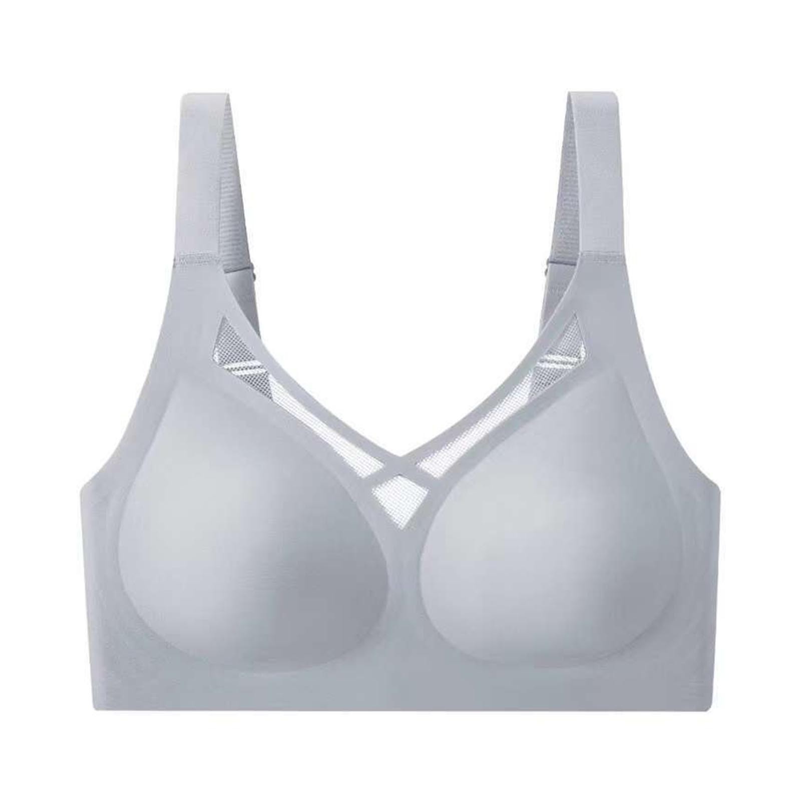 thumbnail image 4 of Sujetador deportivo sin costuras para mujer talla grande - fino como gelatina, antideslizante, con soporte push up, 4 of 4
